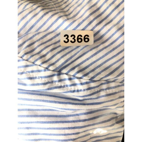 Jason Wu Apron Dress Sleeveless Fit & Flare Striped Blue & White 0 - Picture 9 of 9